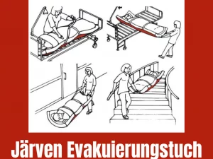 aufkleber evakuierungstuch
